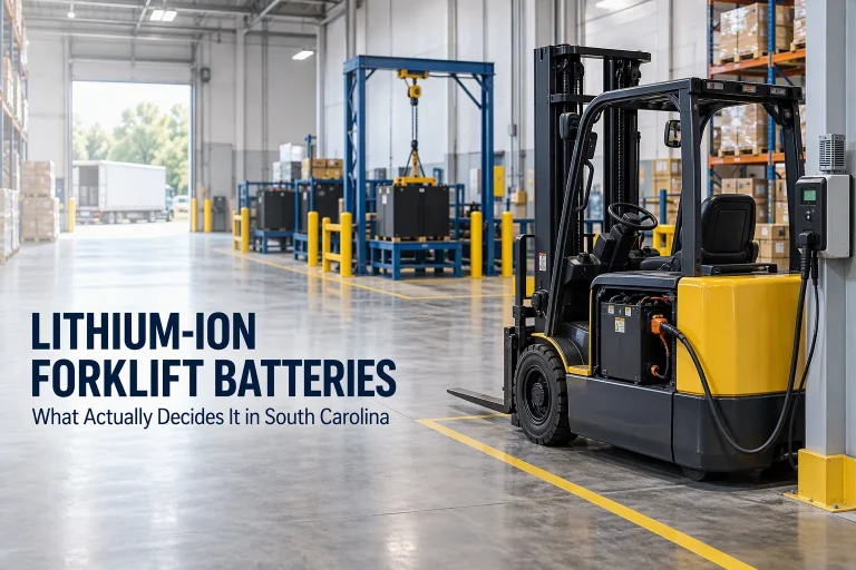 Lithium-Ion Forklift Batteries: What Actually Decides It in South Carolina